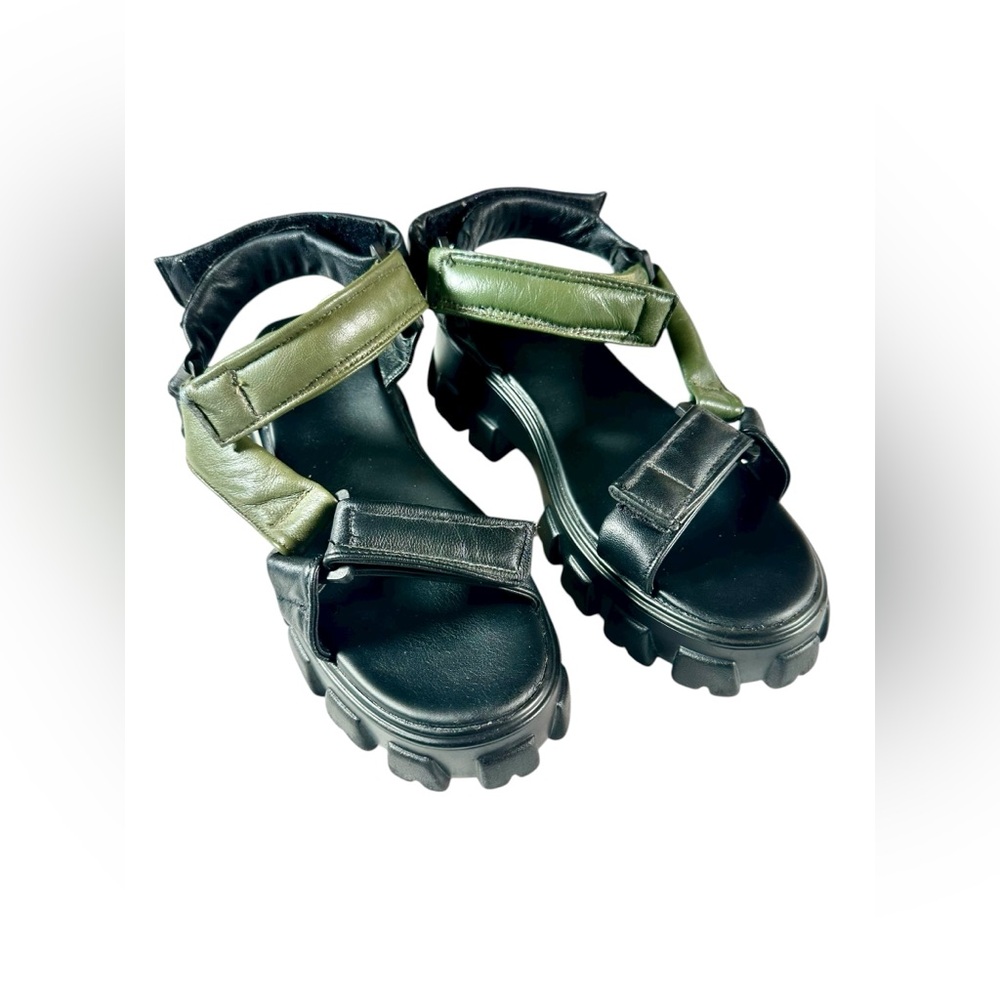 Arizona Love Leather Platform Sporty Women's Sandals US 7.5 - Picture 5 of 15